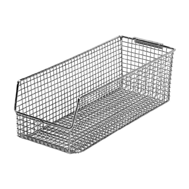Quantum QMB534CCS - Mesh Stack And Hang Bin, 15"W X 6"L X 5"H, Rectangular
