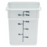 Cambro 18SFSP148 CamSquare® Food Container 18 Qt. 11-1/4"L X 12-1/4"W X 12-5/8"H