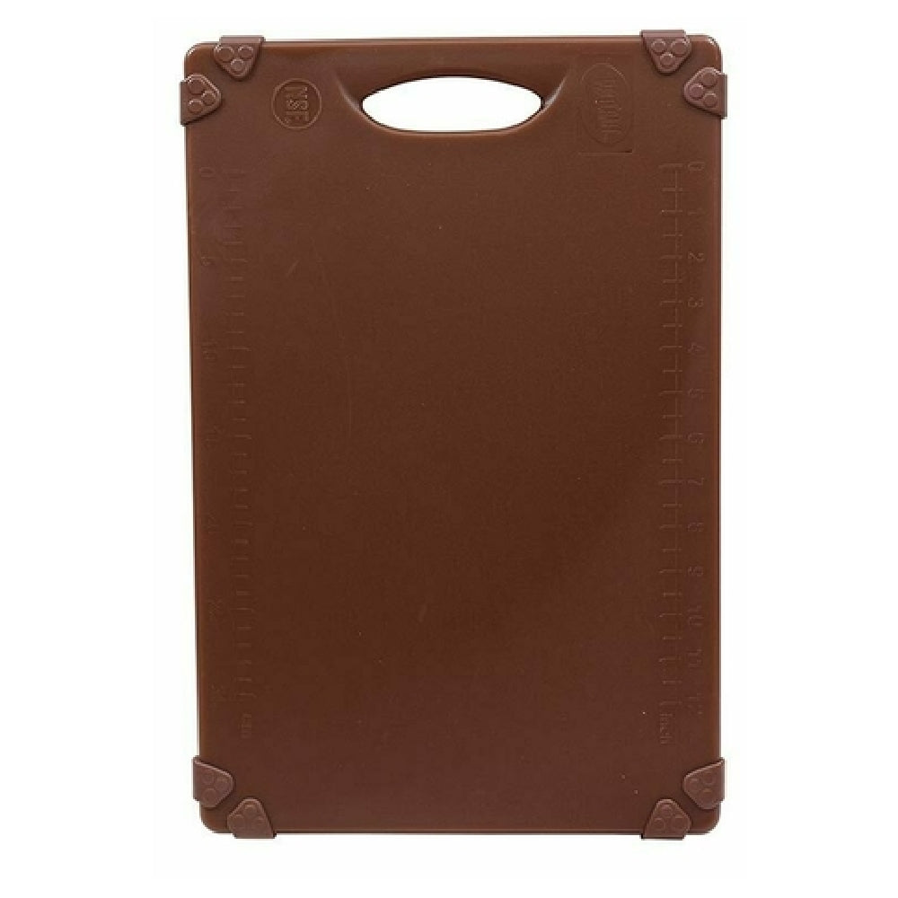 TableCraft Products CBG1218ABR - Cash & Carry Grippy Cutting Board, 12" X 18" X 1/2"