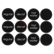 Hubert 11212 - Hot Beverage Cling-It™ Set, 12-piece, 2-1/2" Dia.