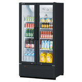 Turbo Air TGM-35SDH-N Super Deluxe Refrigerated Merchandiser Two-section 31.7 Cu. Ft.