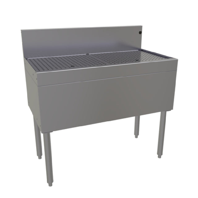 Glastender DBA-36 Underbar Drainboard Free Standing 36"W X 19"D