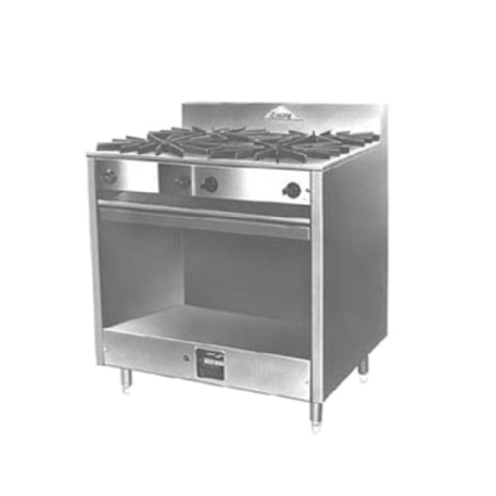 Comstock-Castle FK43-18 Heavy Pot/Griddle Range Gas 36" Wide X 30" Deep Frame