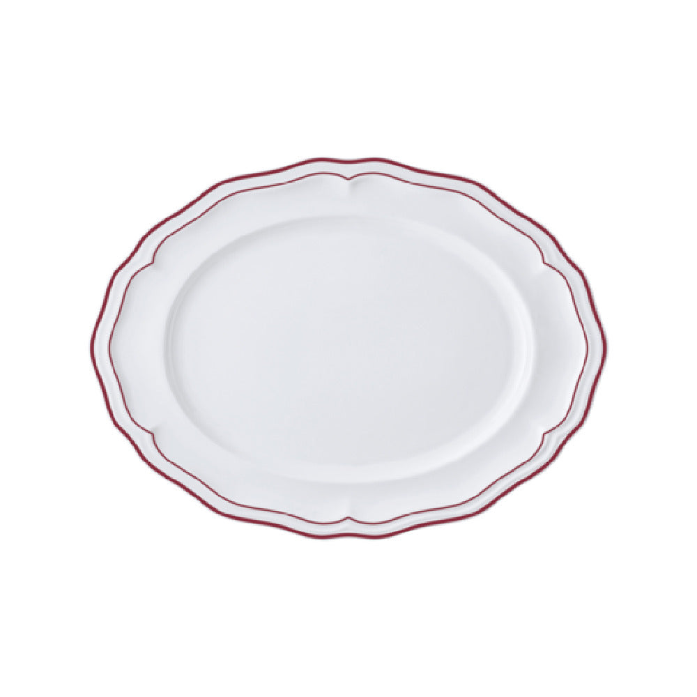 Steelite 62581FP818 Oval Platter 9.0" X 6.75" X 0.875" Adelina