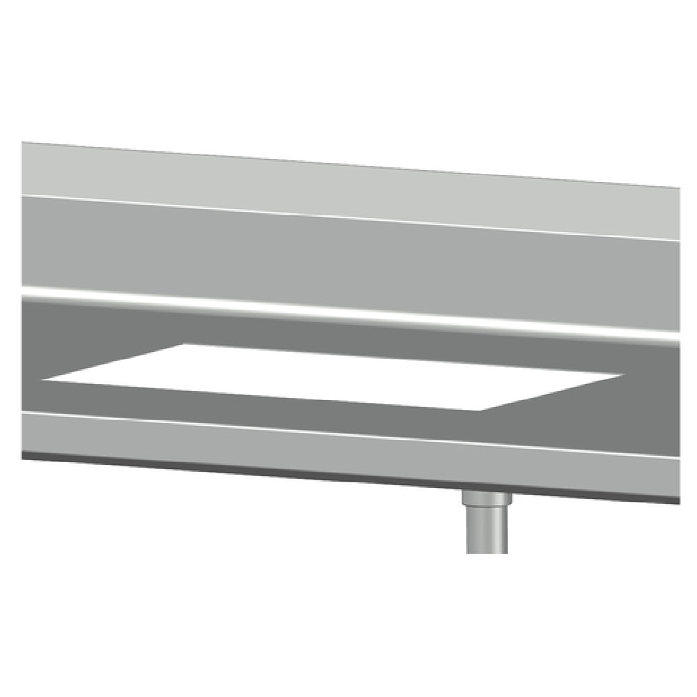 SPG TAC-9A - Universal Stainless Table Cut-Out, Less Than 6"