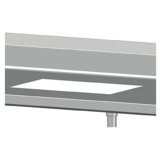 SPG TAC-9A - Universal Stainless Table Cut-Out, Less Than 6"