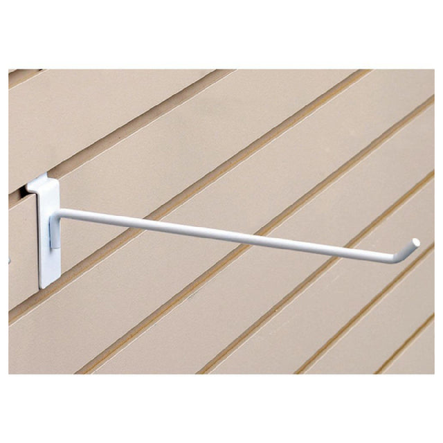 Hubert 98226 - Slatwall Hook, 1/4" Dia. X 12"L, Steel
