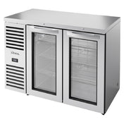 True Refrigeration TBR48-RISZ1-L-S-GG-1 Refrigerated Back Bar Cooler Two-section