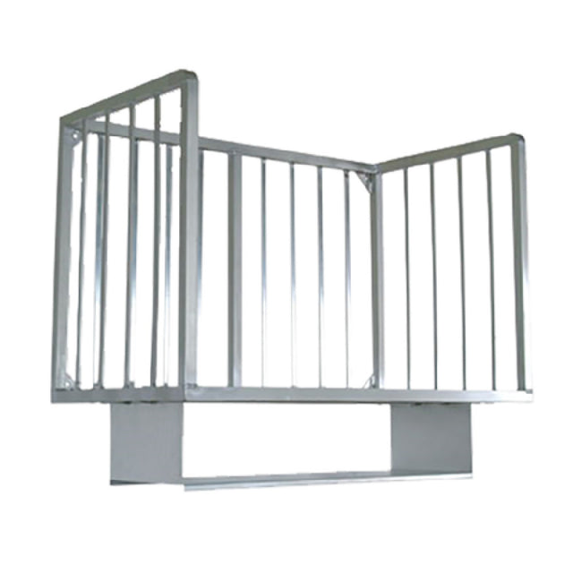 John Boos ALMBR-6W-X Meat Boat Rack Wall Mount 72"W X 20"D