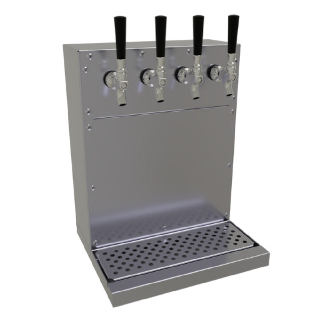 Glastender WT-4-SS Draft Dispensing Tower Wall Mount 14"W X 16"H