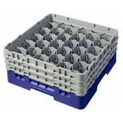 Cambro 30S638186 Camrack® Glass Rack With (3) Soft Gray Extenders Full Size