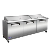 Valpro VP72SM-HC Sandwich/Salad Mega Top Refrigerator Three-section 72"W