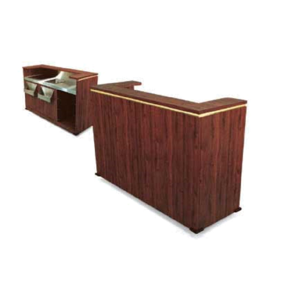 Forbes Industries 4861-8 Mobile Bar 26"W X 98"L X 48"H High Pressure Laminate