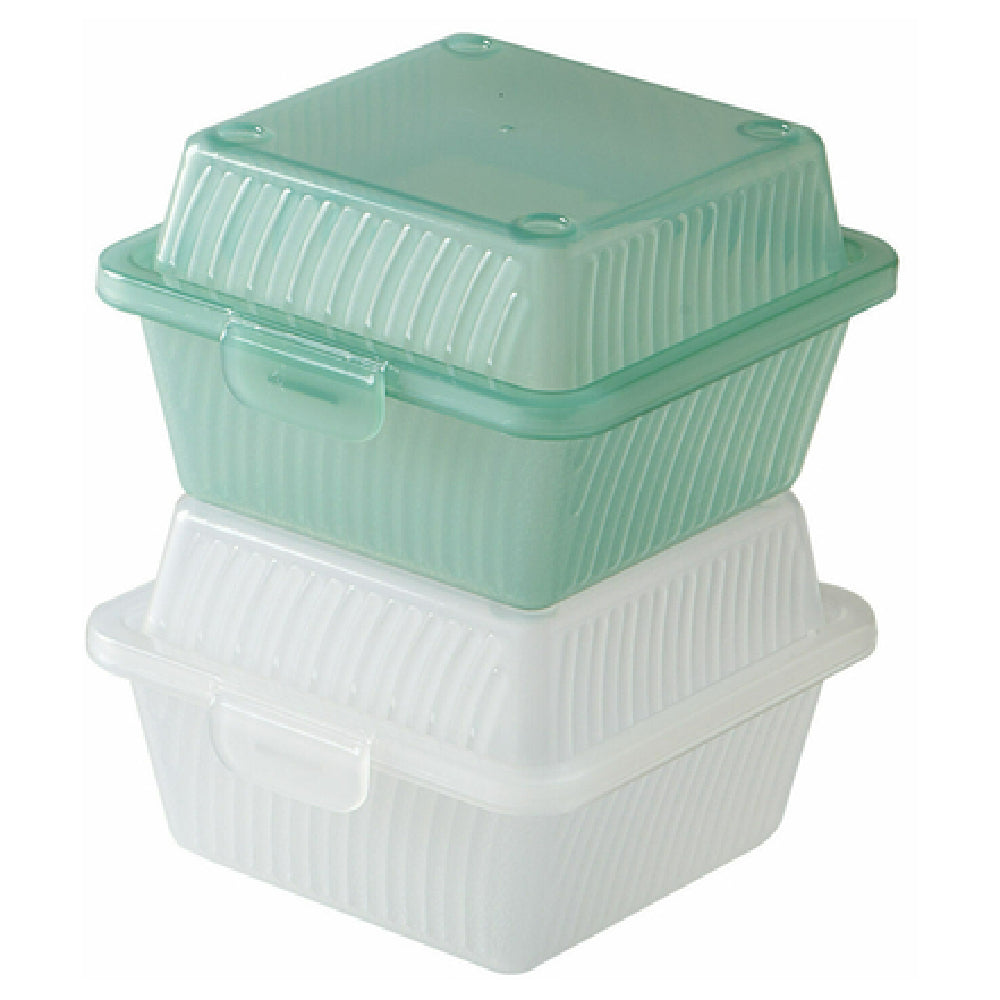 GET Enterprises EC-08-1-BK G.E.T Food Container 5"L X 5"W X 3-1/4"H Single Entree