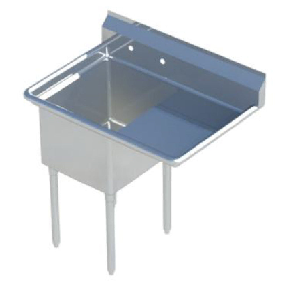 Sapphire Manufacturing SMS-2424R Sink 1-compartment 50-1/2"W X 29-1/2"D X 44-1/4"H Overall Size