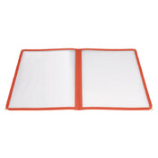 Winco PMCD-9R Menu Cover Double Fold Overall 9-3/8" X 12-1/8"