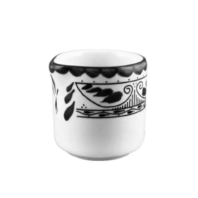 Steelite A119P080 Astro Creamer Talavera Black Anfora