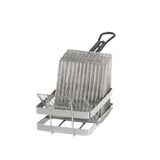 TableCraft Products 41 - Tostada Fry Basket, Holds (17) 6" Tostada Shells, Black Cool-to-touch Vinyl Handle
