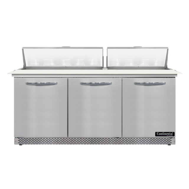 Continental Refrigerator D72N18C-FB Designer Line Sandwich Unit Front Breather