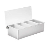 TableCraft Products 1604 - Condiment Holder, 1 Pint, 12" X 5-3/4" X 3-1/2"