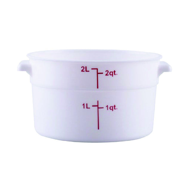 Hubert 37711 - CenPro® Food Storage Container, 7-1/8"W X 7-1/8"D X 4-1/4"H, White