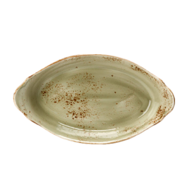 Steelite 11310318 Oval Earred Dish 6.5 Oz 8.0" X 4.5" X 1.63"