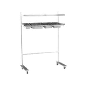 Piper Products 411-1217 - Tray Starter Station, Cantilevered, With (1) Each 2/3 & 1/3 Size Pans