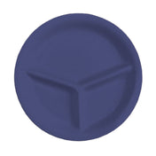 GET Enterprises CP-10-PB Diamond Mardi Gras™ Plate 10-1/4" Dia. 3-compartments