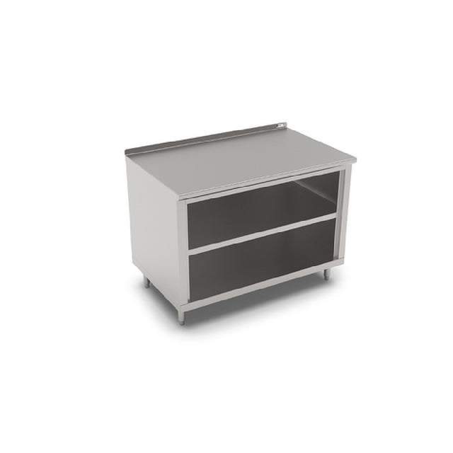 John Boos 4CO4R1.5-2448-1S Work Table Cabinet Base With Open Front 48"W X 24"D
