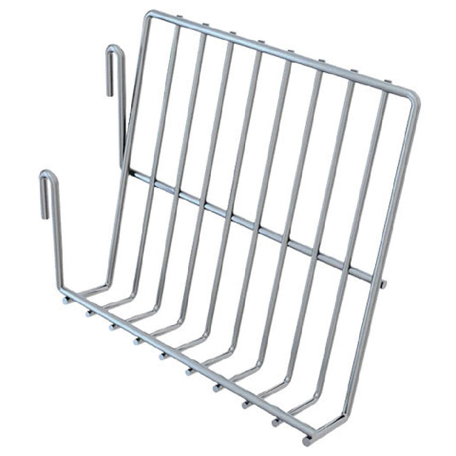 Quantum SG-BH29P Store Grid Book Holder 8"W Green Epoxy Antimicrobial Finish