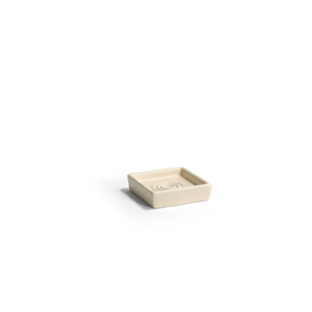 FOH RSD007GYC23 Soap Dish 4"W X 4"D X 1"H Square