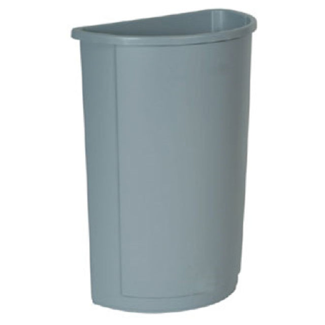 Rubbermaid FG352000GRAY Untouchable® Container Half Round 21 Gallon