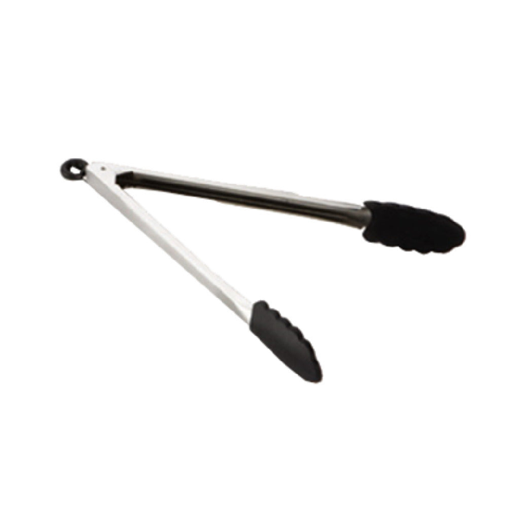 TableCraft Products 4012BK - Locking Tongs, 12", Heat Resistant 400°F/204°C