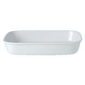 Steelite 11010331 Oblong Roaster 4.0 Qt. 14.0" X 12.0" X 2.13"