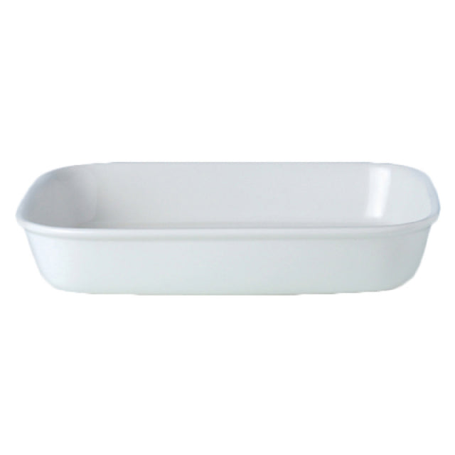 Steelite 11010331 Oblong Roaster 4.0 Qt. 14.0" X 12.0" X 2.13"