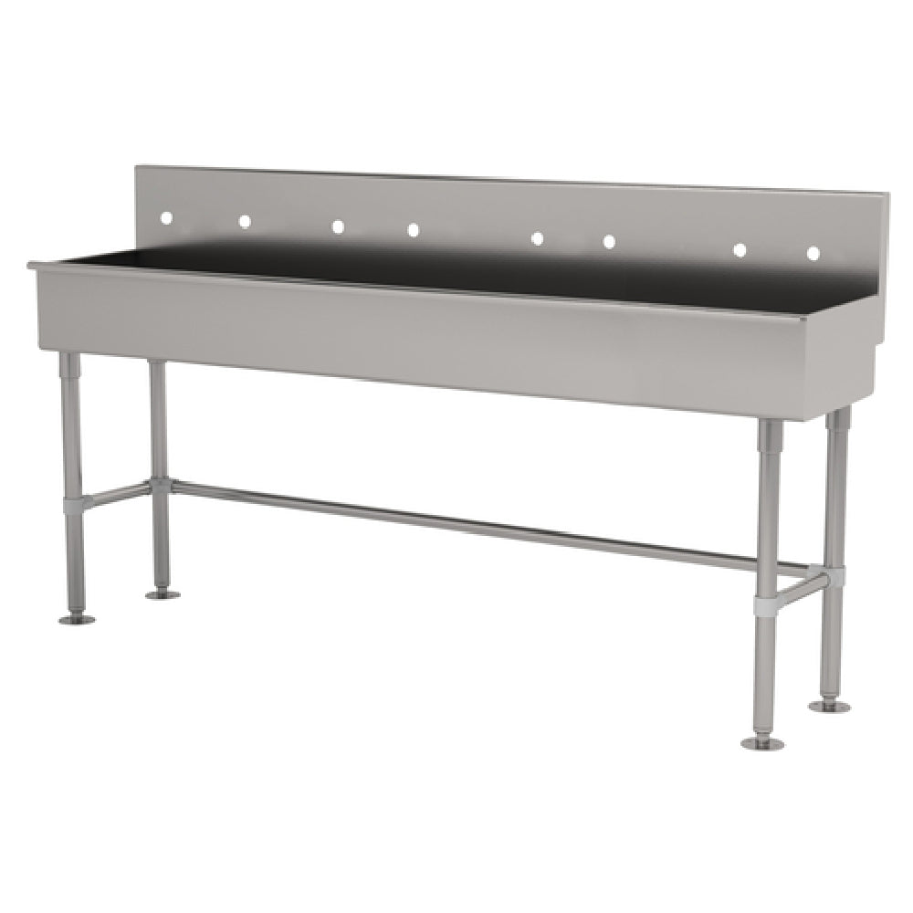 Advance Tabco 19-FM-96-F Multiwash Hand Sink With Stainless Steel Legs And Flanged Feet