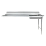 Empura EUDT72R - Soiled Dishtable, 72"W X 30"D X 41.5"H, Undercounter