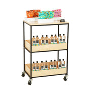 Cal Mil 23166-71 Modular Cart 28"W X 20"D X 40"H 3-tier