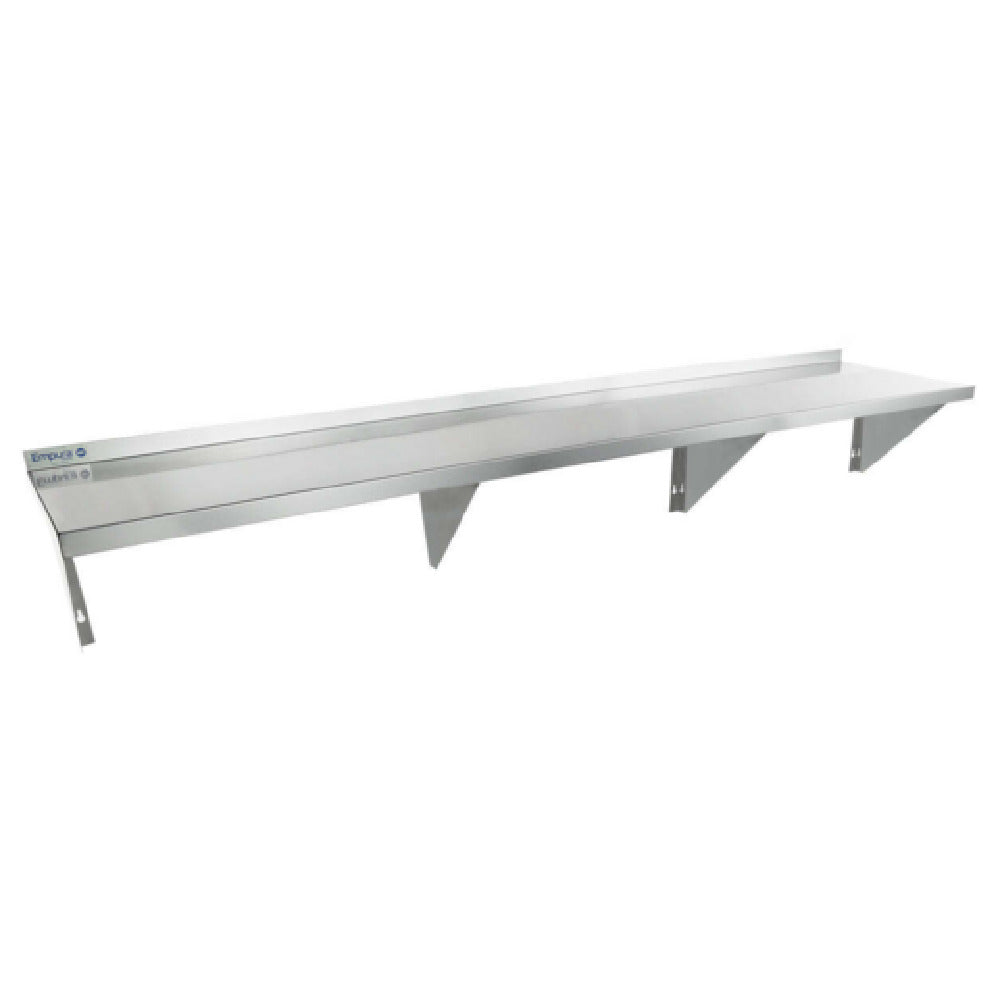 Empura 1884WS16G - Wall Mount Storage Shelf, 84"W X 18"D X 15.75"H, Heavy-duty
