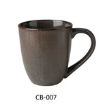 Yanco CB-007 Cowboy Mug 3-5/8" Dia. X 4"H 12 Oz