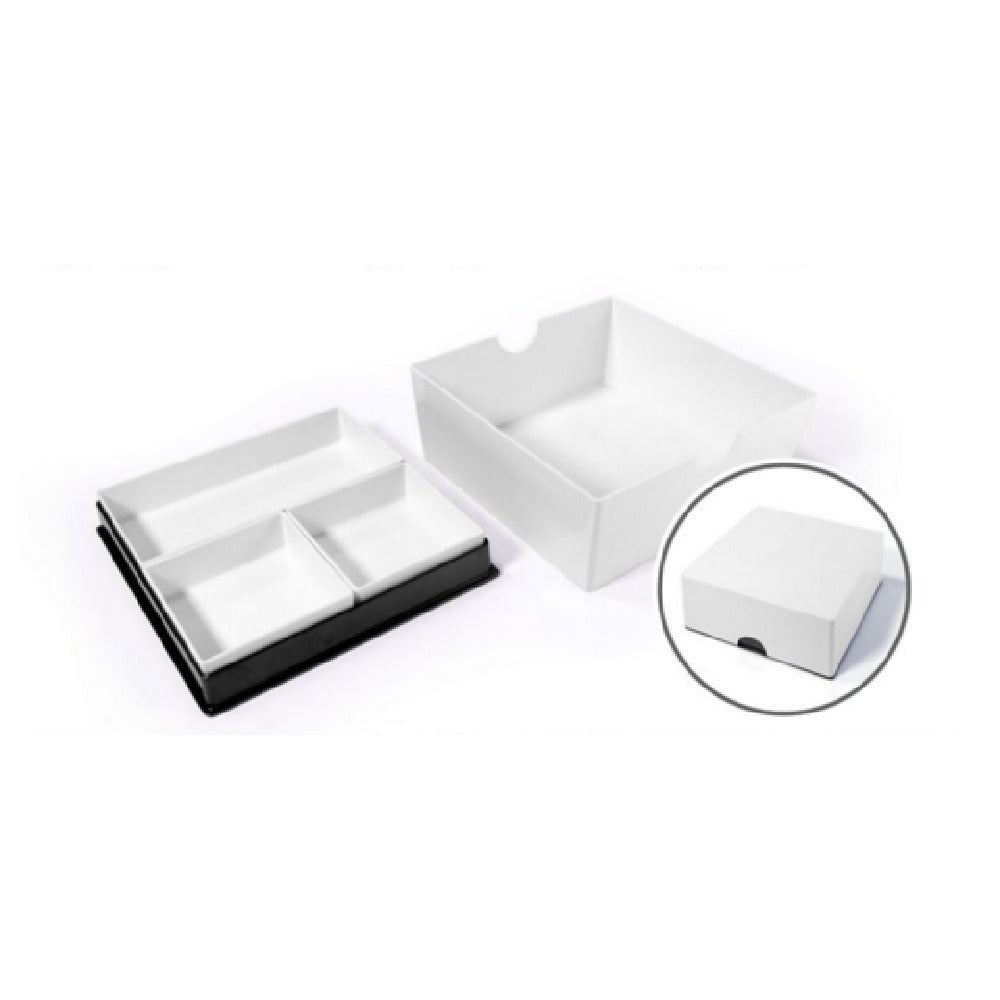 BauscherHepp TB4101 Bento Box Base 8-9/10" X 8-9/10" X 1-2/5"H Square