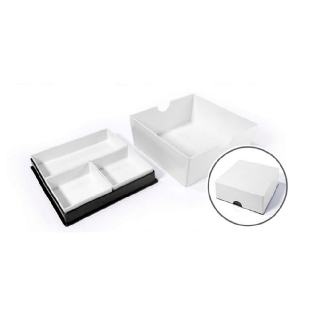 BauscherHepp TB4101 Bento Box Base 8-9/10" X 8-9/10" X 1-2/5"H Square