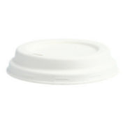 Fortessa DISP.CUPLID.12 Coffee Cup Lid 12 Oz. Biodegradable
