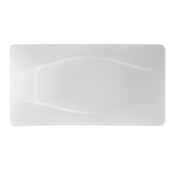 CAC China MDN-51 Modern Platter 15-1/2"L X 8-1/4"W X 1-1/4"H Rectangular