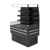 Turbo Air TIOM-48CB-N Island Display Self-Serve Refrigerated Merchandiser 11.9 Cu. Ft. Capacity
