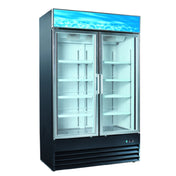 Admiral Craft USRFS-2DS/B U-STAR Refrigerator Merchandiser 48"W X 25-1/2"D X 84-3/4"H