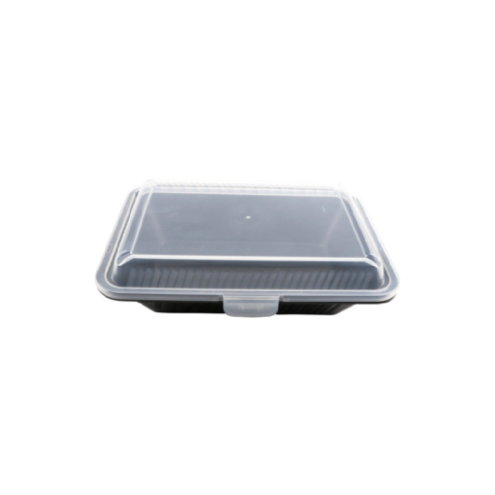 GET Enterprises EC-11-2X-BK/CL G.E.T Food Container 9"L X 6.5"W X 2.75"H Half-size