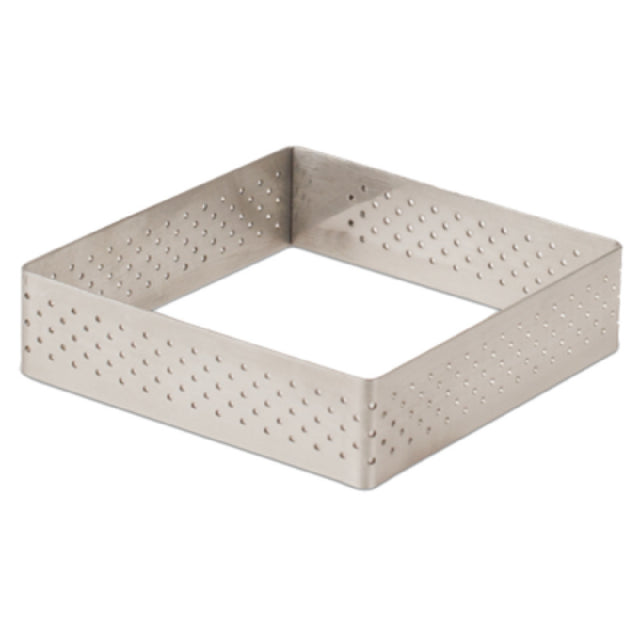 JB Prince M678 2 De Buyer Valrhona Tart Ring 2-3/4" X 2-3/4" X 3/4"H Square