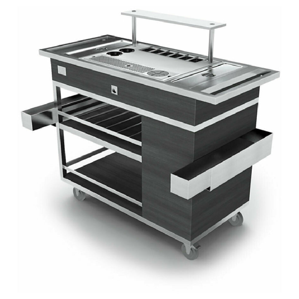 Forbes Industries F35-5515 Mixology Cart Foss Elite 58"L X 24"W X 40"H