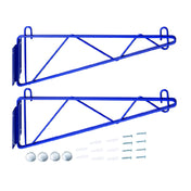 Hubert 30V-117 - CenPro Deep Wall Mounting Brackets For Blue Epoxy Wire Shelving